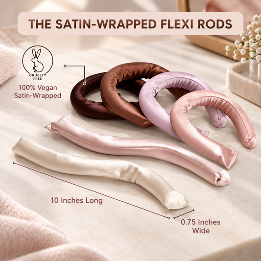 Satin Flexi Curling Rod Set