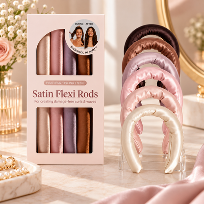 Satin Flexi Curling Rod Set