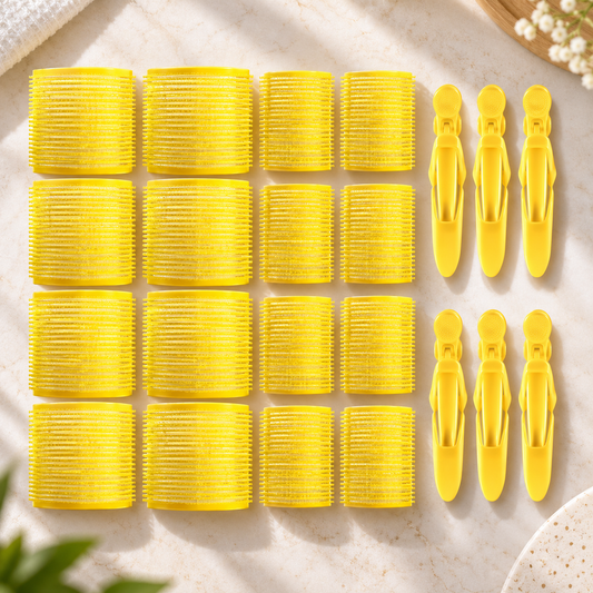 22-Piece Self-Grip Hair Roller & Clip Set