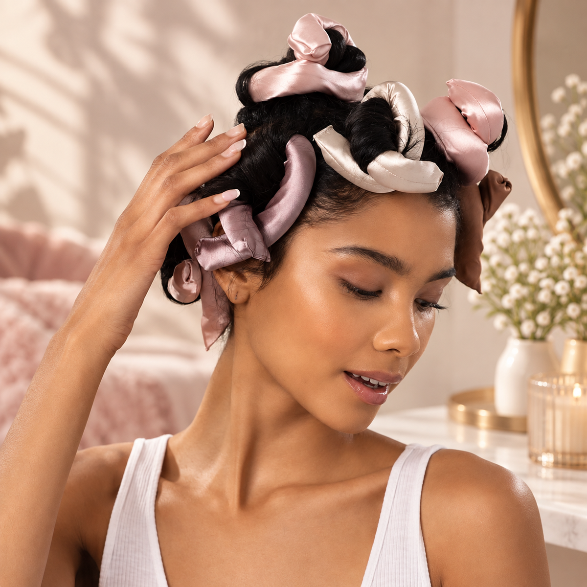 Satin Flexi Curling Rod Set