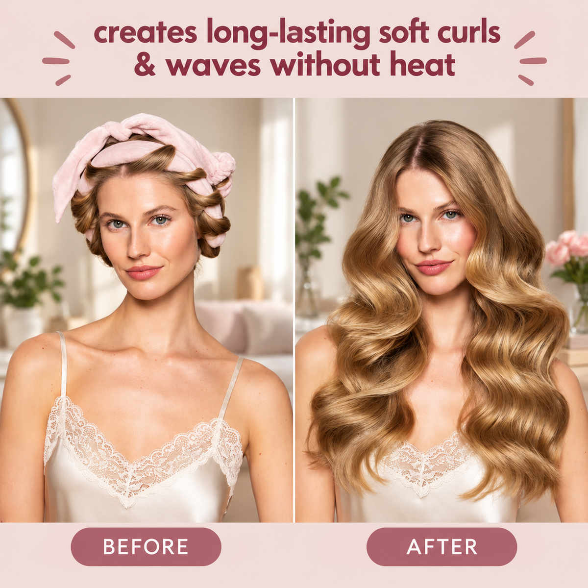Soft Ribbon Overnight Curl Kit